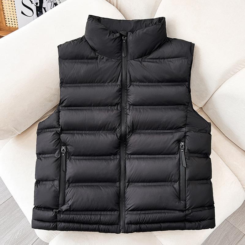 cotton clothes, vest women's short autumn and winter new leave-in vest, stand-up collar fashion coat
