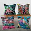 Anime Zom 100 Bucket List of the Dead Cushion Cover Inches Farmhouse Decor Home Throw Pillow Covers for Couch Decorations