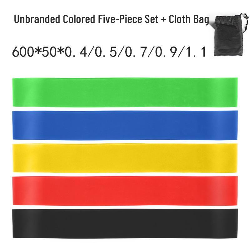 Women's Colored Resistance Bands for Yoga, Glute Training, and Fitness