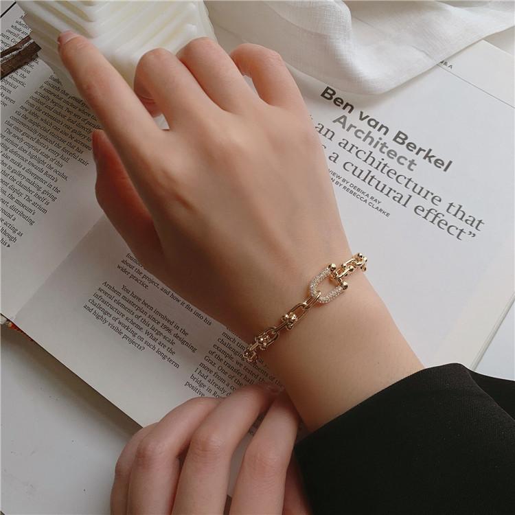 New South Korea Metal Chain Bracelet Elegant Fashion Simple