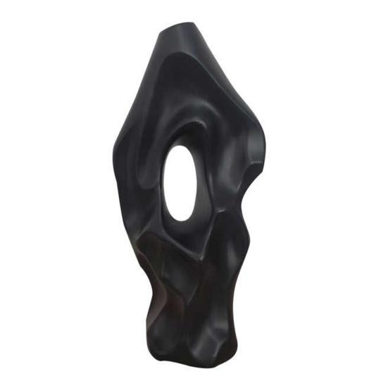 

Yousheng Винтажная пластиковая ваза для цветов в китайском стиле, минималистичный держатель для цветов, контейнер, настольное украшение для дома и офиса, декоративная ваза для цветочных растений чёрный