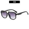 European and American box retro classic double beam pilot sunglasses versatile outdoor sunscreen fashion sunglasses