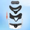 Silicone Cover Set Mask Face Pad with Len Cover & Joystick Cover VR Accessories Protective Cover for Meta Quest 3S VR Headset