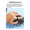 Smart Ring R08 Womens Men Electronic Smartring Blood Oxygen Health Monitor Sleep Tracker 5ATM Waterproof Fitness Tracker