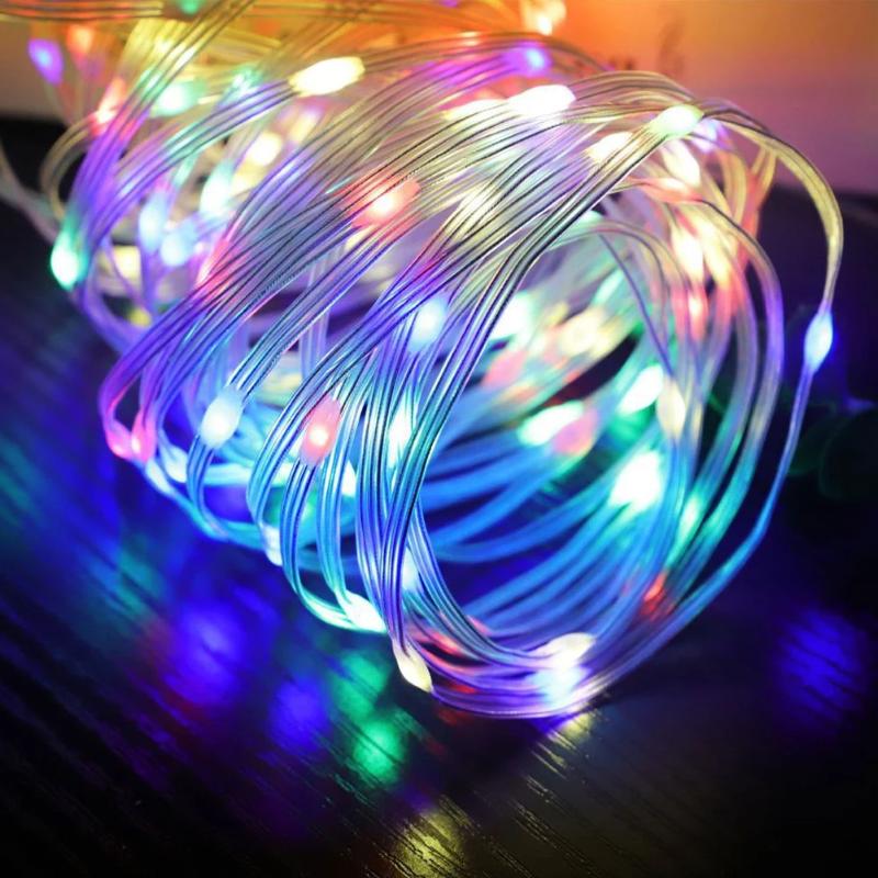 Camping String Lights Rechargeable Portable Camping Lantern Tent Tape Light String For Tent Home School College Party Yard Decor