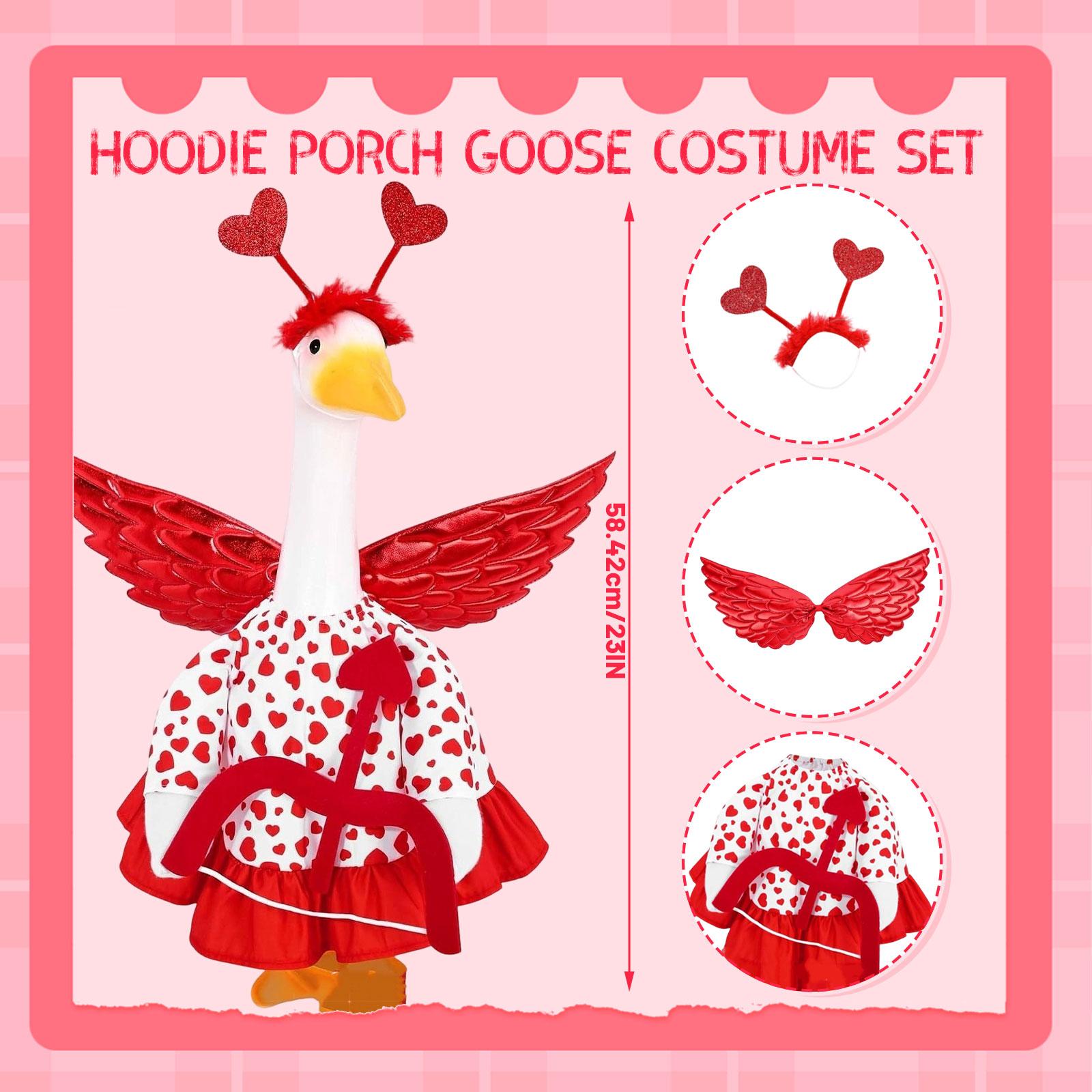

Valentine s Day Costume Bow And Outfit Set One Size