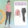 2025 Women's Slimming Morning Run Yoga Set - Long Sleeve Quick-Dry Fitness Outfit