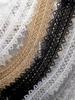 3.5cm Double-Sided Gold/Silver/Black/White Water-Soluble Polyester Lace Trim for DIY Decoration