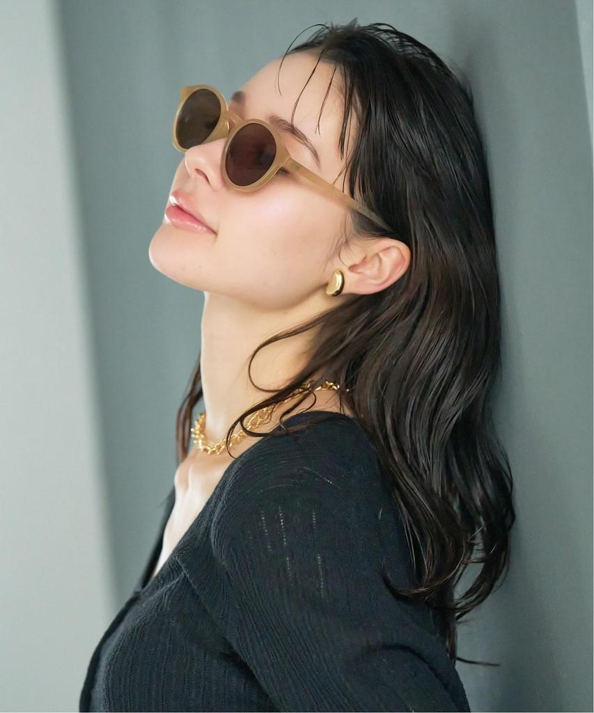 [Zoff] [WEB Exclusive] Boston-style Sunglasses (Brown (Beige))  Lightweight, UV Protection, Unisex, Men's, Women's, Stylish, Driving, Sports