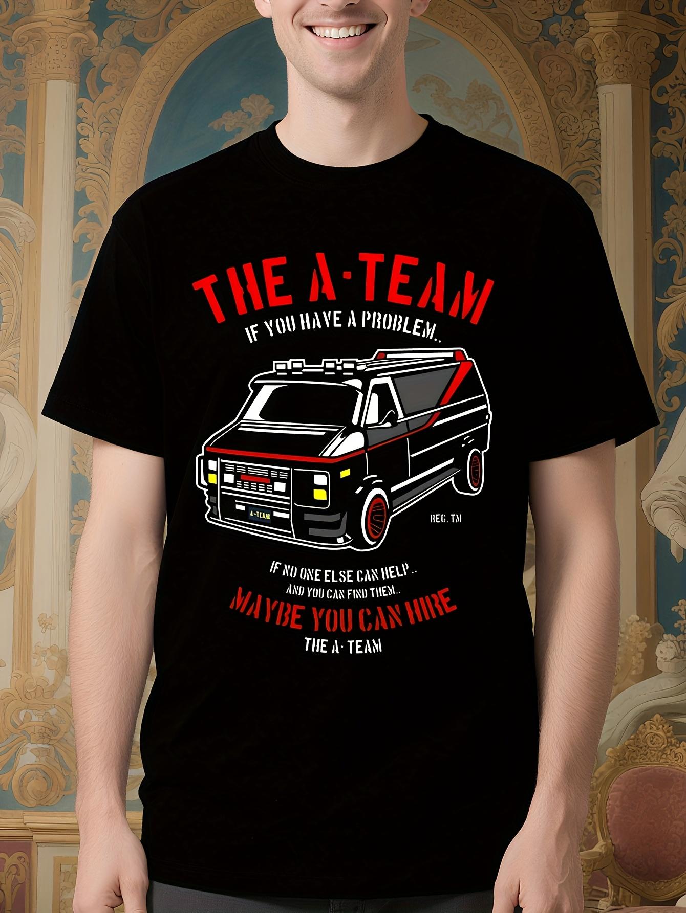 The A Team Movie Black Tshirt Size S-5XL S