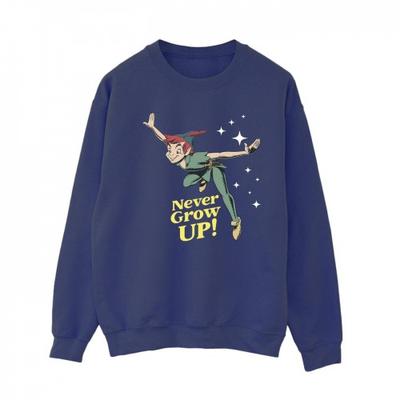 Womens/Ladies Peter Pan Never Grow Up Sweatshirt
