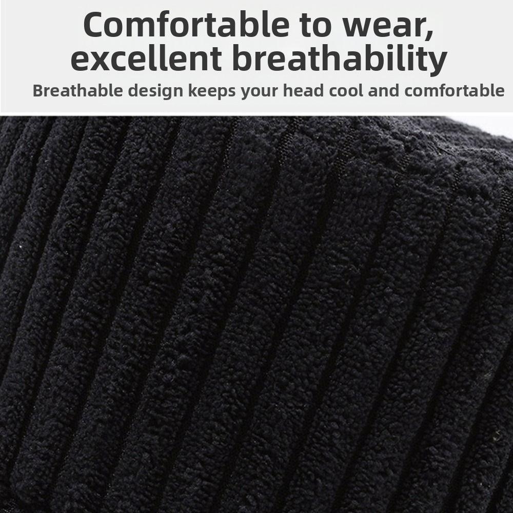 Adjustable Corduroy Bucket Hat Breathable Travel Sun Shade Cap Fashion Fisherman Hat for Women