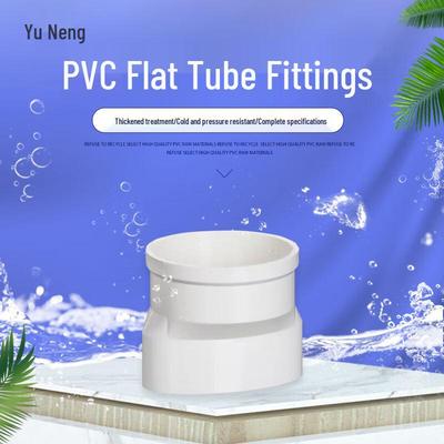 PVC Rund-zu-Flachrohr-Adapter