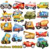 Large Kids Car Aluminum Film Balloon Vehicle Theme Party Decoration Cement Truck Excavator Balloon