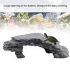 Hiding Cave Aquarium Tortoise Reptile Basking Hide Habitat Decoration Ornament