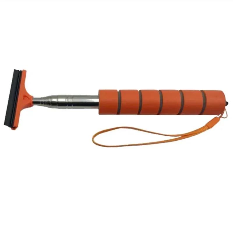 Auto-Rückspiegel-Wischer, einziehbar, multifunktional, Autofenster-Waschbürste, Glasreinigungsbürste, einziehbarer Wischer