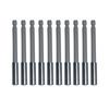 10pcs Steel Magnetic Screwdriver Bit Holder Set Quick Release Extension Rods With 1/4" Hex Shank For Electric Drill Screwdriver