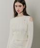HARDCORE HAPPINESS Side Cutout Round Knit_Ivory