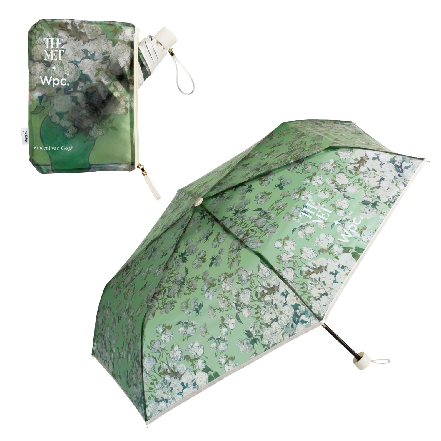 

Зонт «Знаменитая картина» Метрополитен-музея, мини-фургон, складной зонт с чехлом-клатчем, 49 см спицы, живопись, цветочный, шикарный, стильный, коллаборация