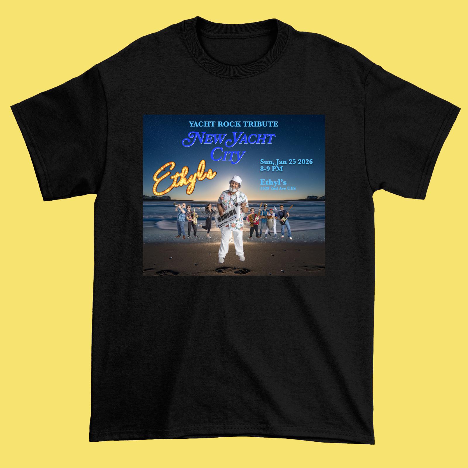 New Yacht City - Tribute к Yacht Rock, Вс, 11 янв 2026 Футболка H240 Унисекс Футболка M