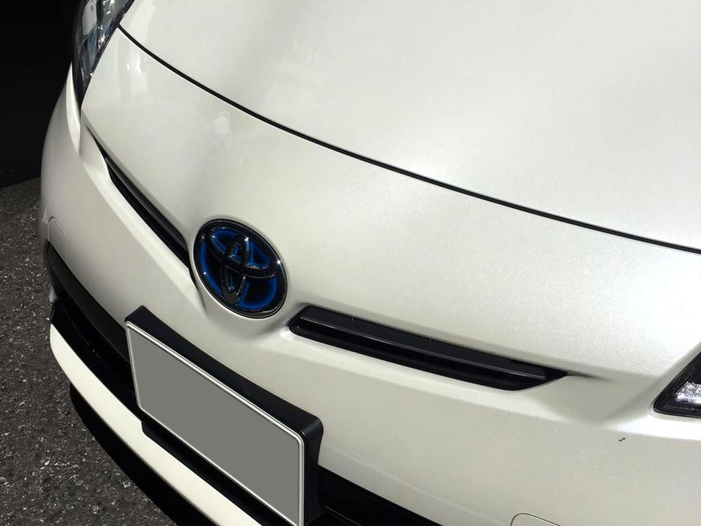BRIGHTZ Prius PHV ZVW35 Ultra-Mirror Finish Stainless Steel Plated Front Grille Mould Type B [GRI-COV-S-010] ZVW W35 35 Prius PHV 22843