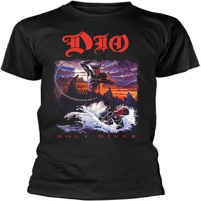 Camiseta Dio para Hombre Holy Diver Negra _ Merchandising Oficialmente Licenciado
