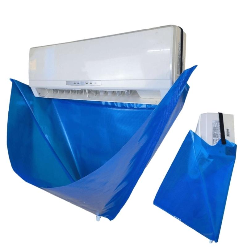 Air Conditioner Cleaning Cover Kitswith Waterproof Bag Washing Tool Brush Filter Clean Spray Protective Dust Set Durable