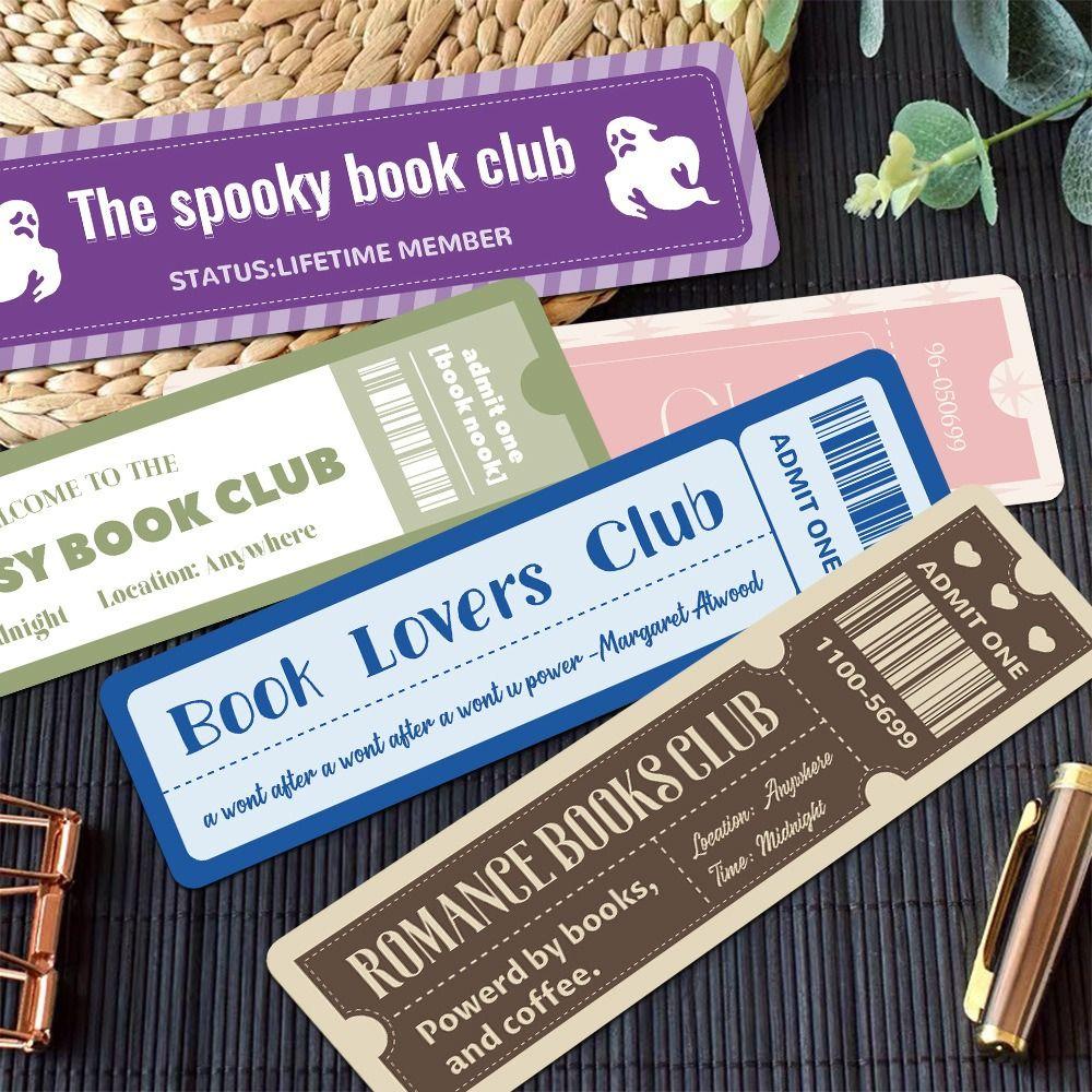 30pcs Rectangular Bookmark Book Lovers Pagination Mark Reading Book Clip  School Office Supplies