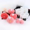 3D Valentine Rose Animals Candle Silicone Mold Handmade Chocolate Decoration Bear Aromatherapy Soap Resin Candle Silicone Mould