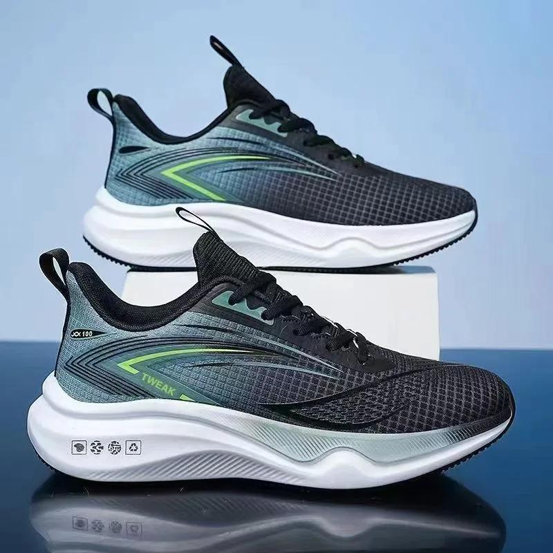 Neue Laufschuhe Sommer Tenis Masculino Neue Fitness Test Mittelschüler Bounce Dämpfung Sneaker Herrenschuhe