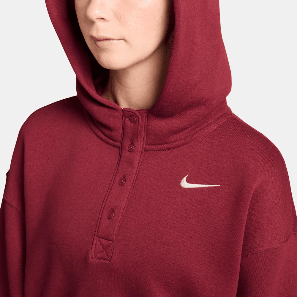Nike Sweatshirts Women's Red Hooded Moderate Regular IF0259-613