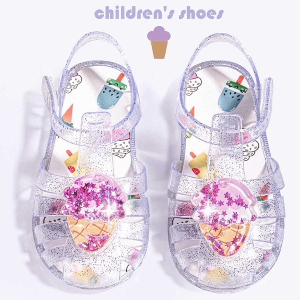 Chinelos Impermeáveis Antiderrapantes Sapatos de Verão para Praia Sandálias de Desenho Animado para Crianças Para Crianças