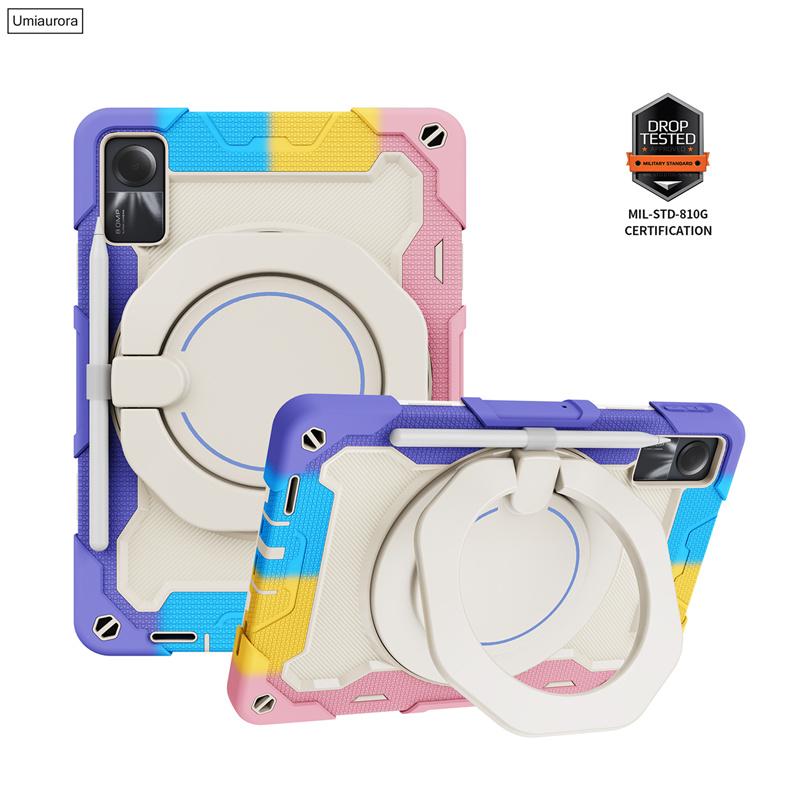 For Xiaomi Redmi Pad2 11 Inch SE 8.7 Pro 12.1 Pad 6 7 8 11.2 6S 7S Pro 12.5 Heavy Duty Rugged Tablet Case Stand Shockproof Funda