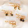 High-End Stainless Steel Pearl Star Earring Set - Versatile Fashion Jewelry