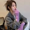 Soft Plush Finger Gloves Y2K Anti-cold Mittens Fashion Candy Color Gloves  Winter