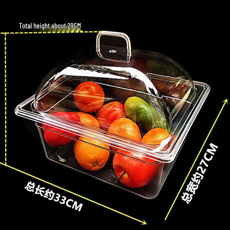 Multi-purpose Plastic Serving Tray with Lid