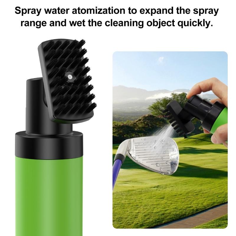 Durability Plastic Golf Club Cleaner Brush Compacts Golf Cleaning Scrubber for Effective Training Gear Maintenance