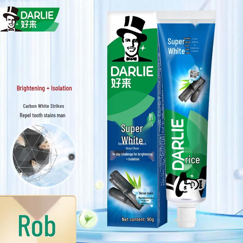 

Зубная паста Darlie Super White с бамбуковым углем (Упаковка 9x90 г)