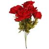 Bouquet of 6 Artificial Red Roses - Height 48 Cm