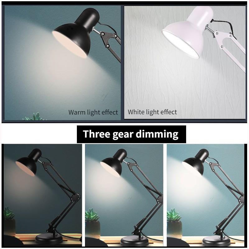 Modern Minimalist Foldable Desk Lamp Household Eye Protection Learning LED Light Portable Student Reading Bedlight