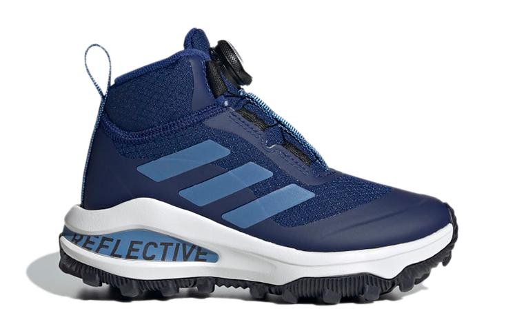 adidas Fortarun Freelock All Terrain K Slip Resistant Abrasion Resistant High Top Kids' Running Shoes Indigo Kids' FZ5473