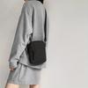 Unisex Men's and Women's Shoulder Bag, Solid Color Shoulder Mini Small Square Bag, Casual and Lightweight Mobile Phone Bag, with Random Pull Direction