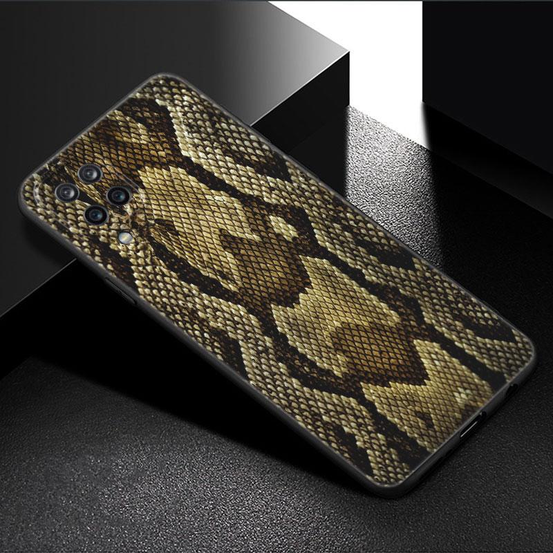 Fashion Snake Skin Phone Case For Samsung M30 M31 S Note 10 20 M04 M13 M32 M14 M23 M33 M34 M42 M52 M53 M54 M11 M12 M21 M22 M51