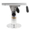 Boat Seat Pedestal Aluminum Alloy 360 Degree Swivel 330 to 480mm Adjustable Height Detachable Pedestal for RV Yacht