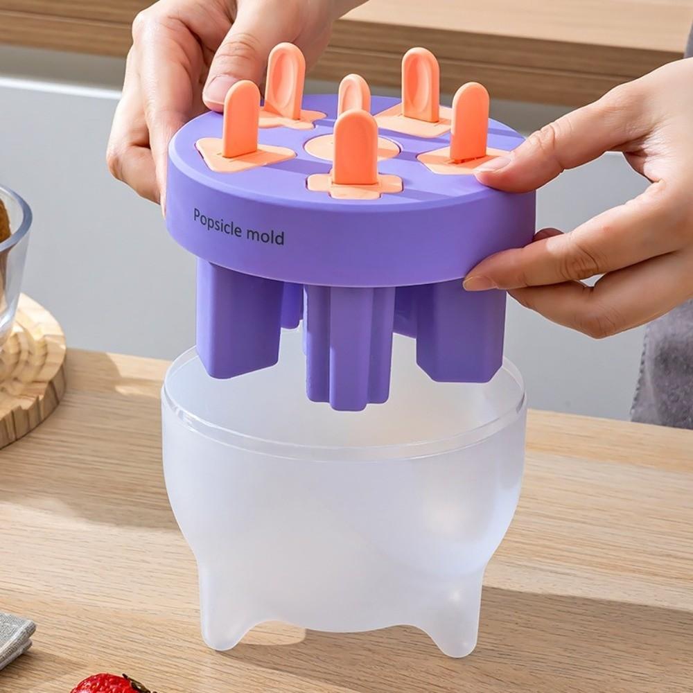DIY Ice Popsicle Molds 6 Branches Popsicle Maker New Ice Cube Maker  Summer Party