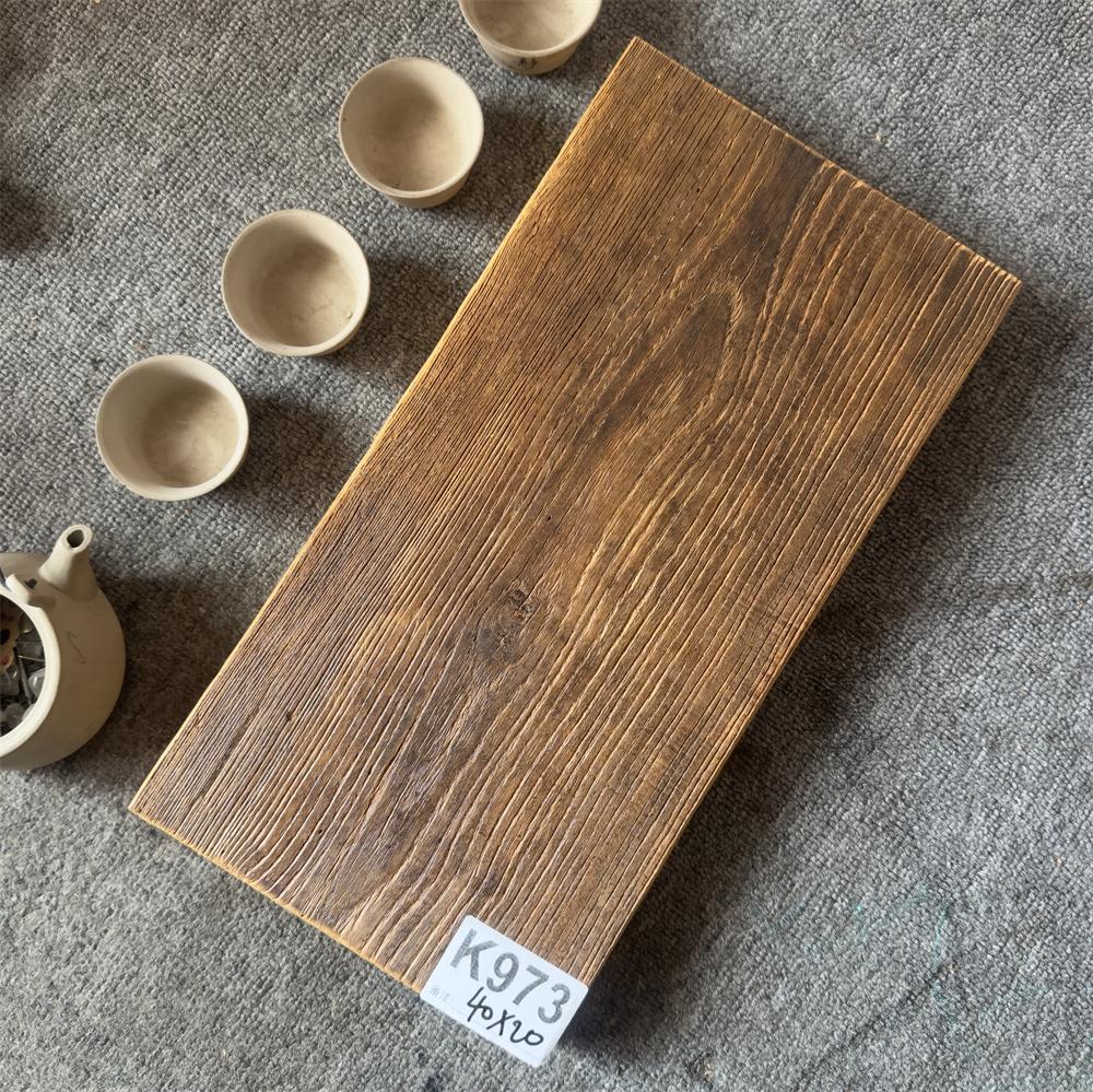 

Natural Elm Wood Dry Tea Tray - Traditional Chinese Style Rectangular Solid Wood Tea Serving Board for Tea Lovers