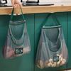 Reusable Storage Bags Kitchen Hanging Mesh Bag Home Fruit And Vegetable Storage Net Bag For Ginger Garlic Potatoes Onions