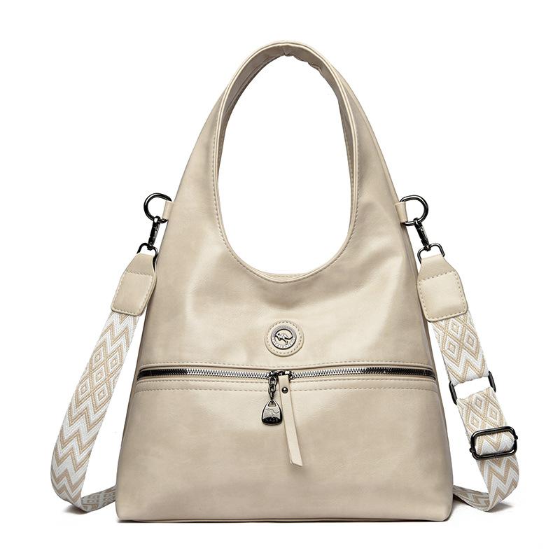 Tote Bag Simple and Stylish Shoulder Bag High-grade Soft Leather Pu Light Luxury Handbag