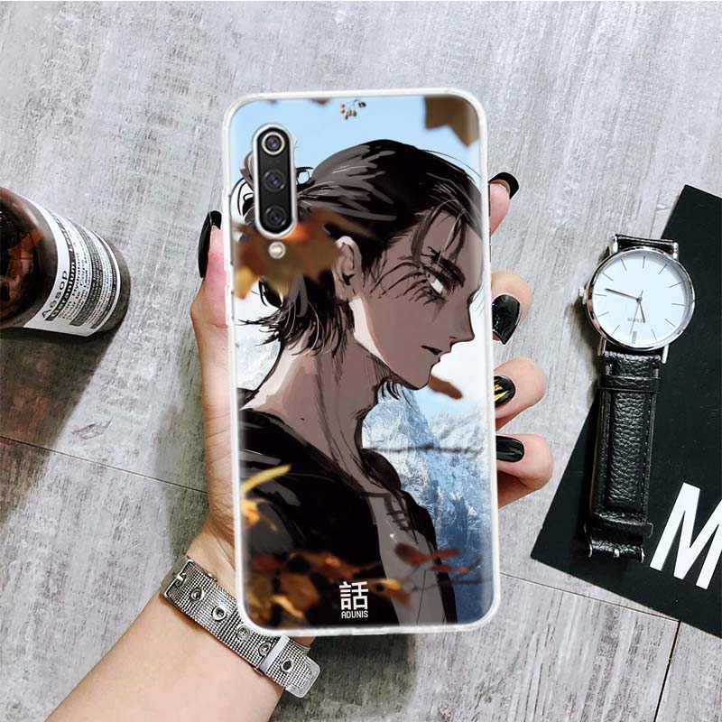 Anime Attack On Titan Eren Phone Case For Xiaomi Poco X3 Nfc F3 M3 F1 Mi Note 10 11 Lite 11T Pro 9 8 CC9 9T 10T 11i A3 A2 A1