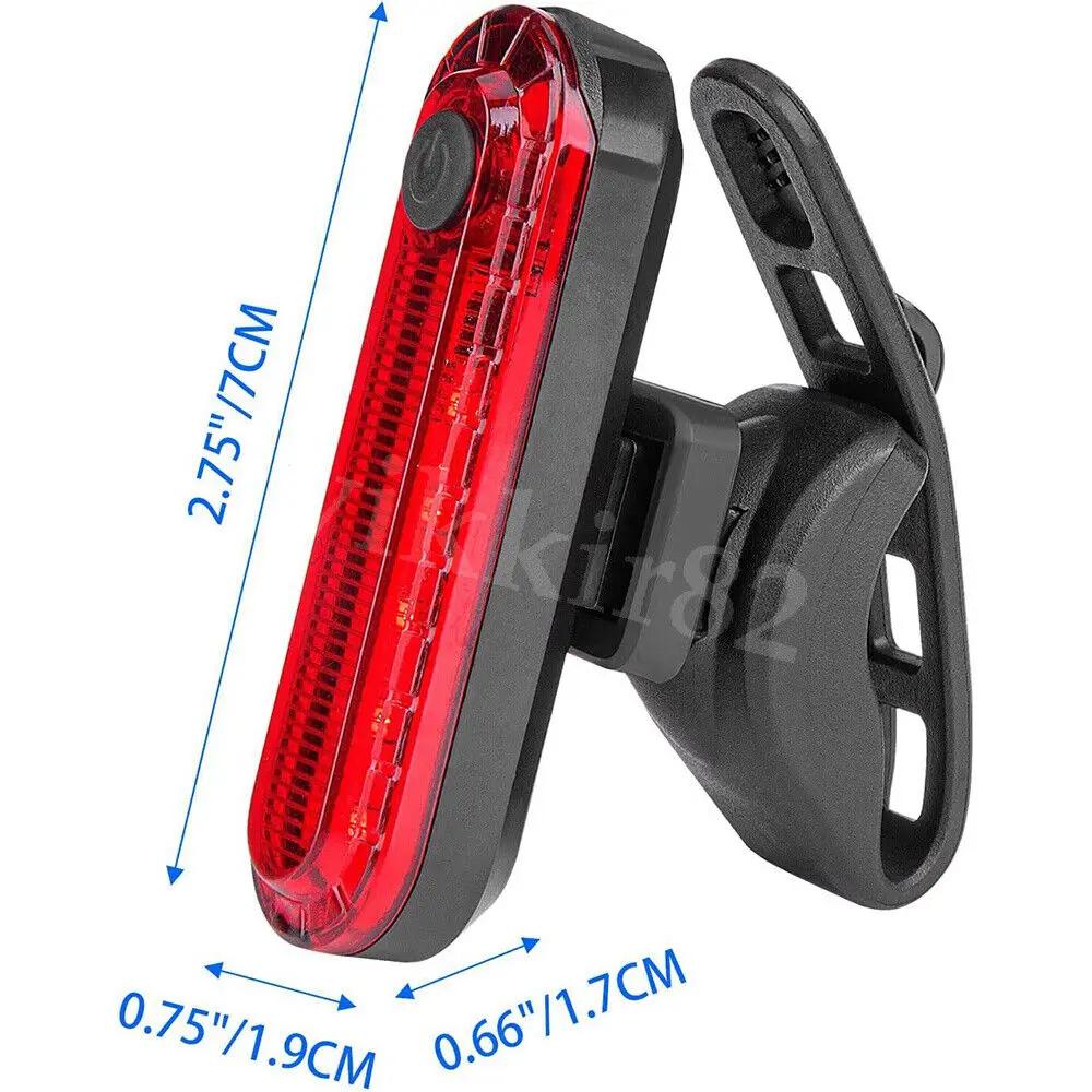 Bike Light Taillight LED USB Charging Safety Warning Bicycle Rear Light Night Riding Tail Light Cycling Accessories Waterproof